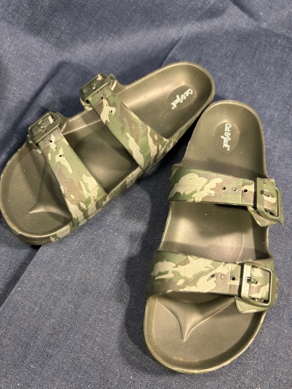 Cat & Jack camouflage slide in sandals